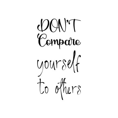 Kendini diğer siyah harflerle kıyaslama.