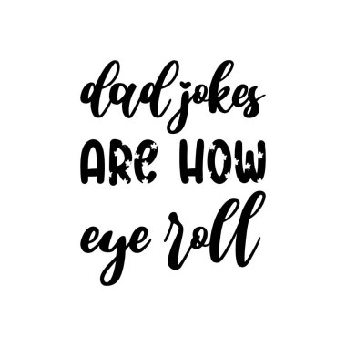 Baba şakaları siyah harflerin nasıl yuvarlandığıdır.