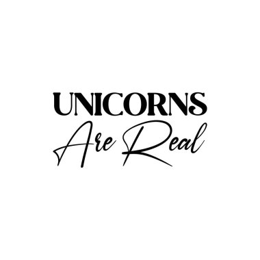 Tek boynuzlu atlar gerçek siyah harflerdir.