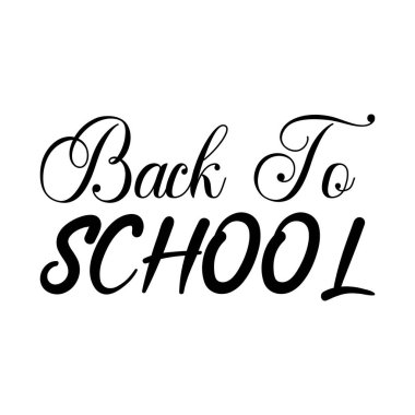 Okula dönüş siyah harfli alıntı.