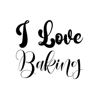 Siyah harfler pişirmeye bayılırım.