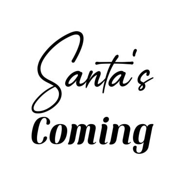 Noel Baba siyah harf alıntısı yapacak.