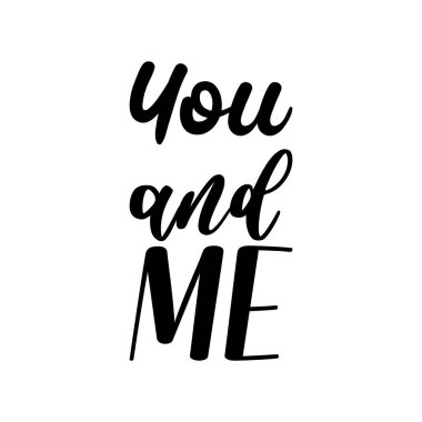 Sen ve ben siyah harflerden alıntı yaparız.