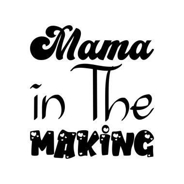 Anne siyah harflerle alıntı yapıyor.