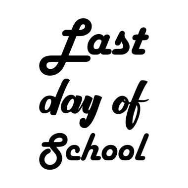 Okulun son günü siyah harf alıntısı