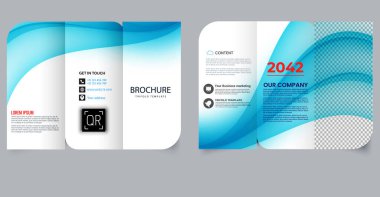 Modern Business Trifold Broşür Düzenlemesi.