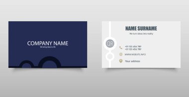 Kart vektörüne git. Özel kullanım için kartvizit.