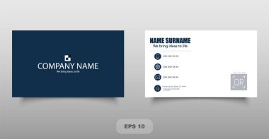 Kartvizit tasarım şablonu, temiz iş kartı şablonu, ziyaret kartı.