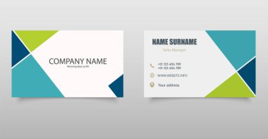 Modern Kurumsal İş Kartı Şablonu, kurumsal markalaşma, satış yöneticileri veya yaratıcı profesyoneller için ideal.