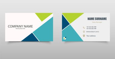 Modern Kurumsal İş Kartı Şablonu, kurumsal markalaşma, satış yöneticileri veya yaratıcı profesyoneller için ideal.