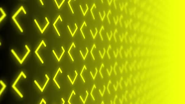 Neon Işığı Çizgilerinin Soyut Arkaplanı — Stok video