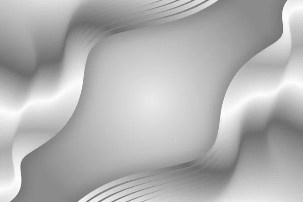 Renderização Cinza Branco Linhas Graciosas Textura Textura Fundo — Fotografia de Stock
