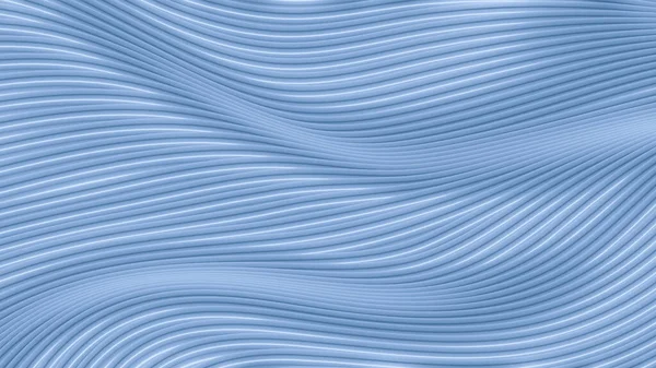 Rendering Von Wellenförmigen Silbernen Abstrakten Linien Textur Textur Hintergrund — Stockfoto