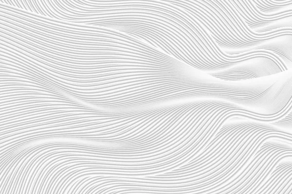 stock image 3D rendering waveform off-white abstract line texture texture background