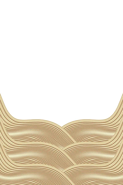 Gold Wave Flow Abstrait Texture Texture Texture Fond Matériau — Photo