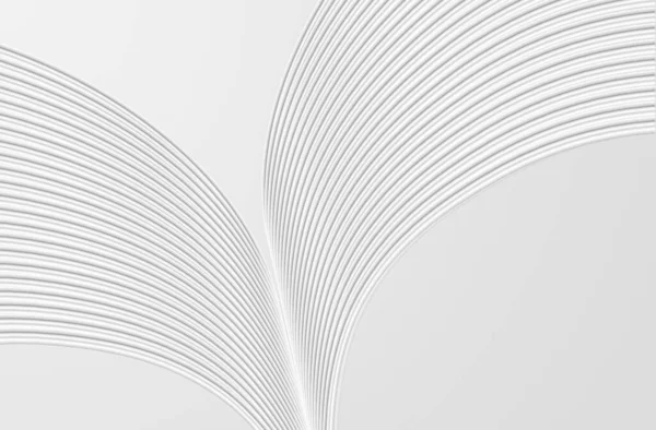 3D renderwhite curved lines technical texture texture background