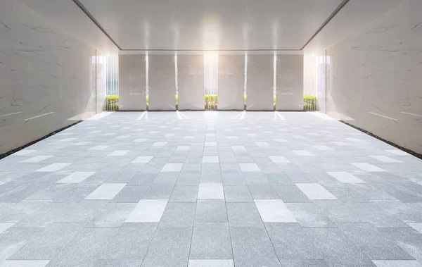 Modern architecture unmanned minimalist interior space ground background