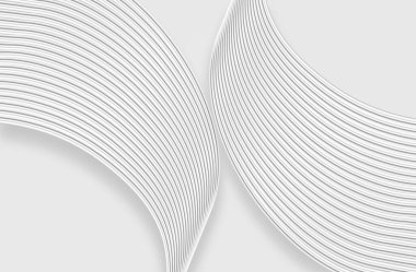 3D rendering gray and white curved lines high end texture texture background clipart