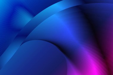 Parlak neon gradyan çizgileri, teknoloji poster arkaplanı.