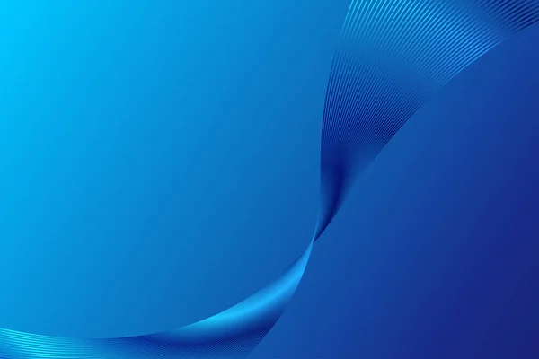 Темно Сині Сяючі Градієнтні Лінії Технічний Плакат Векторний Фон — стоковий вектор