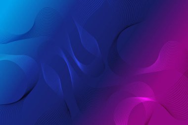 Parlak neon gradyan çizgileri, teknoloji poster arkaplanı.