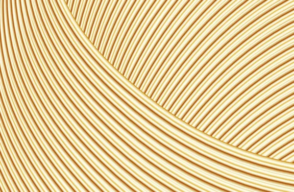 Renderização Dourada Linhas Curvas Textura Luxo Textura Fundo — Fotografia de Stock