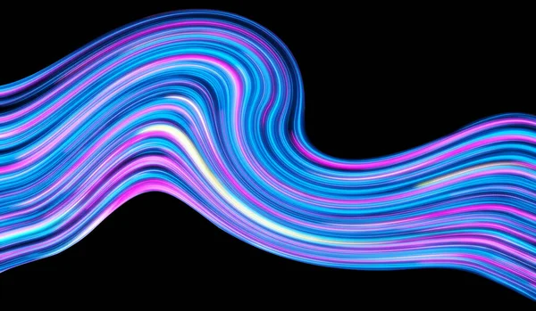 Kleurrijke Lijnen Holografische Tinsel Regenboog Golven Abstracte Textuur Achtergrond — Stockfoto