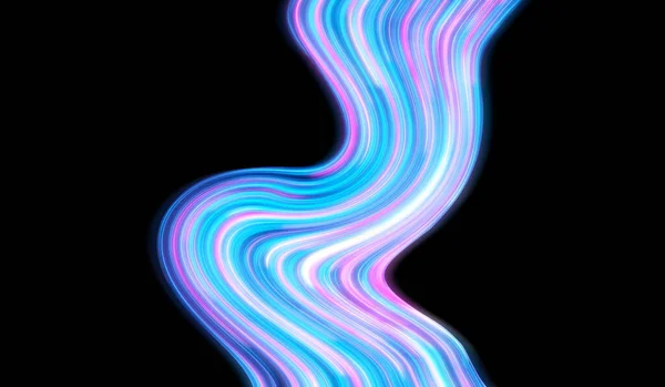 Kleurrijke Lijnen Holografische Tinsel Regenboog Golven Abstracte Textuur Achtergrond — Stockfoto