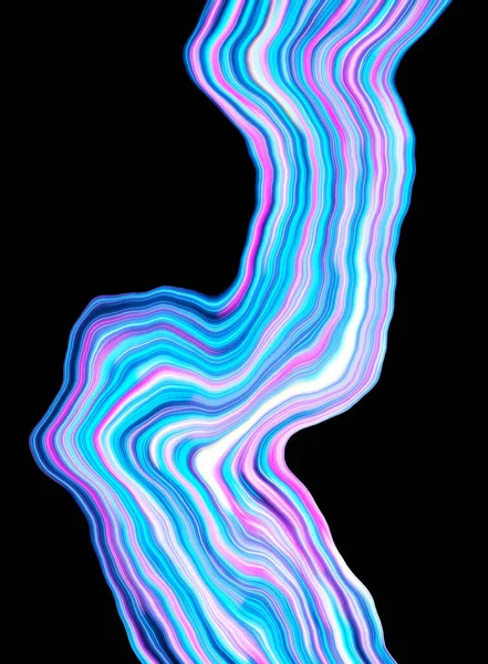 Πολύχρωμες Γραμμές Ολογραφικά Κύματα Ουράνιου Τόξου Αφηρημένη Υφή Φόντο — Φωτογραφία Αρχείου