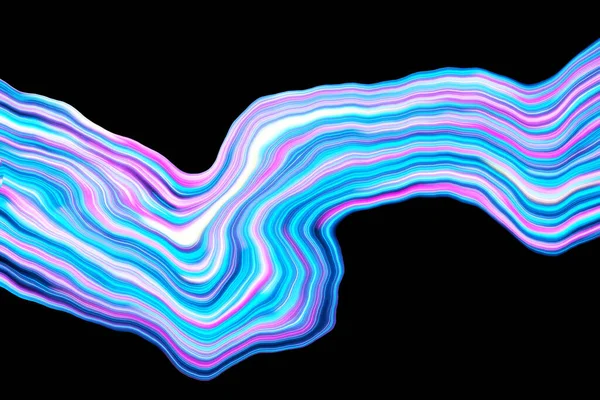 Bunte Linien Holografisches Lametta Regenbogenwellen Abstrakte Strukturierte Hintergrund — Stockfoto