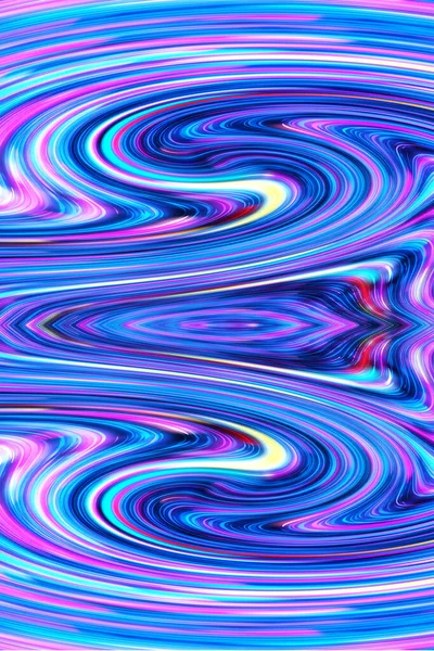 Holographic tinsel rainbow wave, flowing liquid fractal abstract texture.