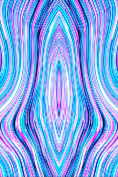 Holografische Lametta Regenbogenwelle Fließende Flüssige Fraktale Abstrakte Textur — Stockfoto