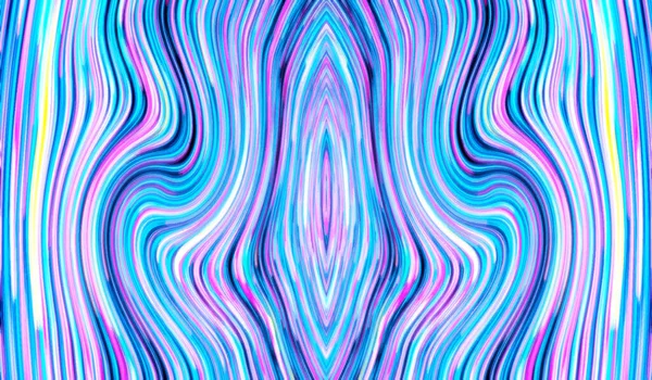Holografische Lametta Regenbogenwelle Fließende Flüssige Fraktale Abstrakte Textur — Stockvektor