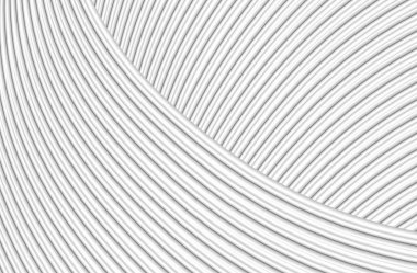 Üst düzey desenli arkaplanın beyaz olmayan kıvrımlı çizgileriyle 3B görüntülenmesi