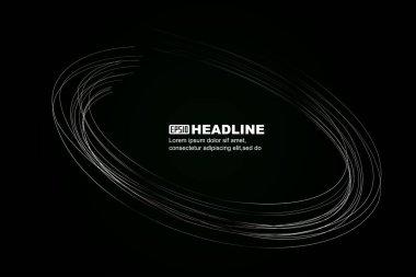 Siyah ve beyaz desen aydınlatma bobini soyut grafik doku arkaplanı.