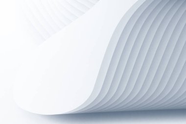 Mimari yapının 3B görüntülemesi gri beyaz çizgi dokusu arkaplanı