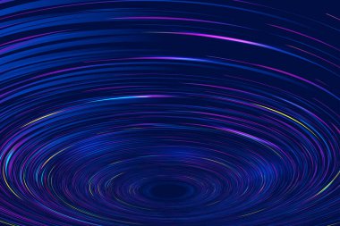 Renkli spiral girdap İnternet teknolojisi algılama vektör arkaplanı