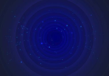 Noktalar, çizgiler ve daireler bilim ve teknolojinin kozmik girdabını oluşturur..