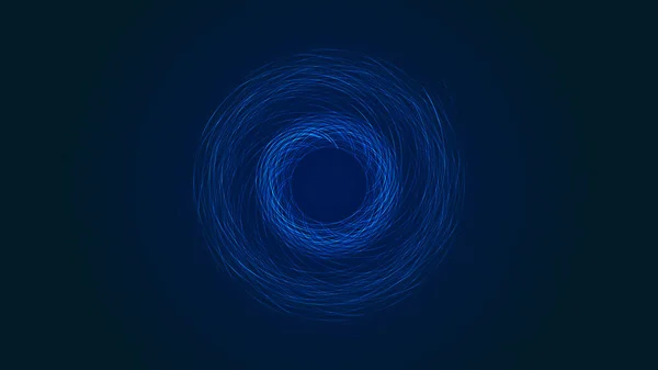 Spiraalvormige Spiraal Vector Graphics Blauwe Achtergrond — Stockvector
