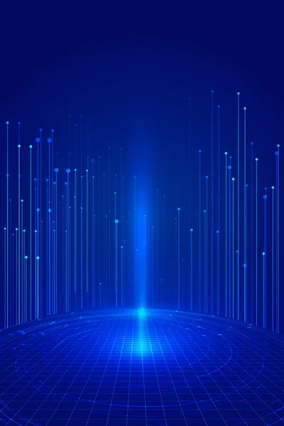 Luminous Helix Line Internet Technology Background — 스톡 벡터