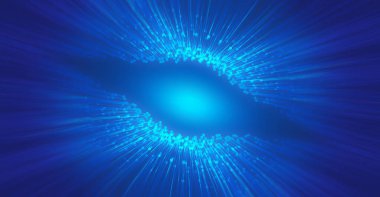 Mavi nokta çizgisi radyal yakınsama teknolojisi uzaysal algılama hızı arkaplanı