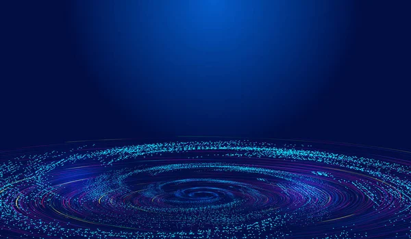 Lines Particle Flow Cosmic Vortex Network Technology Big Data Background — Stock Photo, Image