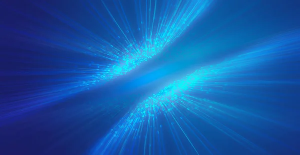 Línea Puntos Azul Tecnología Convergencia Radial Sentido Espacial Sentido Velocidad — Foto de Stock