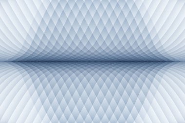 Beyaz iç bina duvarı yüksekliği ve zemin arkaplan 3D görüntüleme