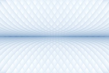 Beyaz iç bina duvarı yüksekliği ve zemin arkaplan 3D görüntüleme