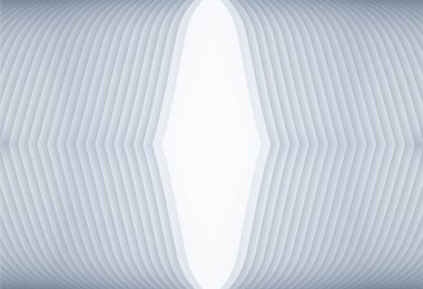 Ortasında ışık olan boş beyaz odanın üç boyutlu soyut canlandırması. Beyaz iç duvar cephesi ve dikey zemin arkaplan 3d görüntüleme.