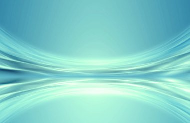 Turkuaz eğri çizgiler soyut gelecek doku arkaplanı