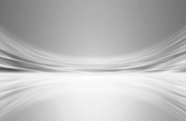 Gris Blanc Lignes Courbes Abstraites Texture Futuriste Background Abstract Fond — Photo