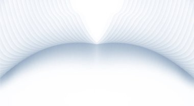 3 boyutlu özet beyaz arkaplan çizgileri ve ışık ve gölge ile eğimli desen tasarımı. 