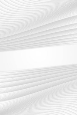 Beyaz soyut eğri çizgi dokusu arkaplanı